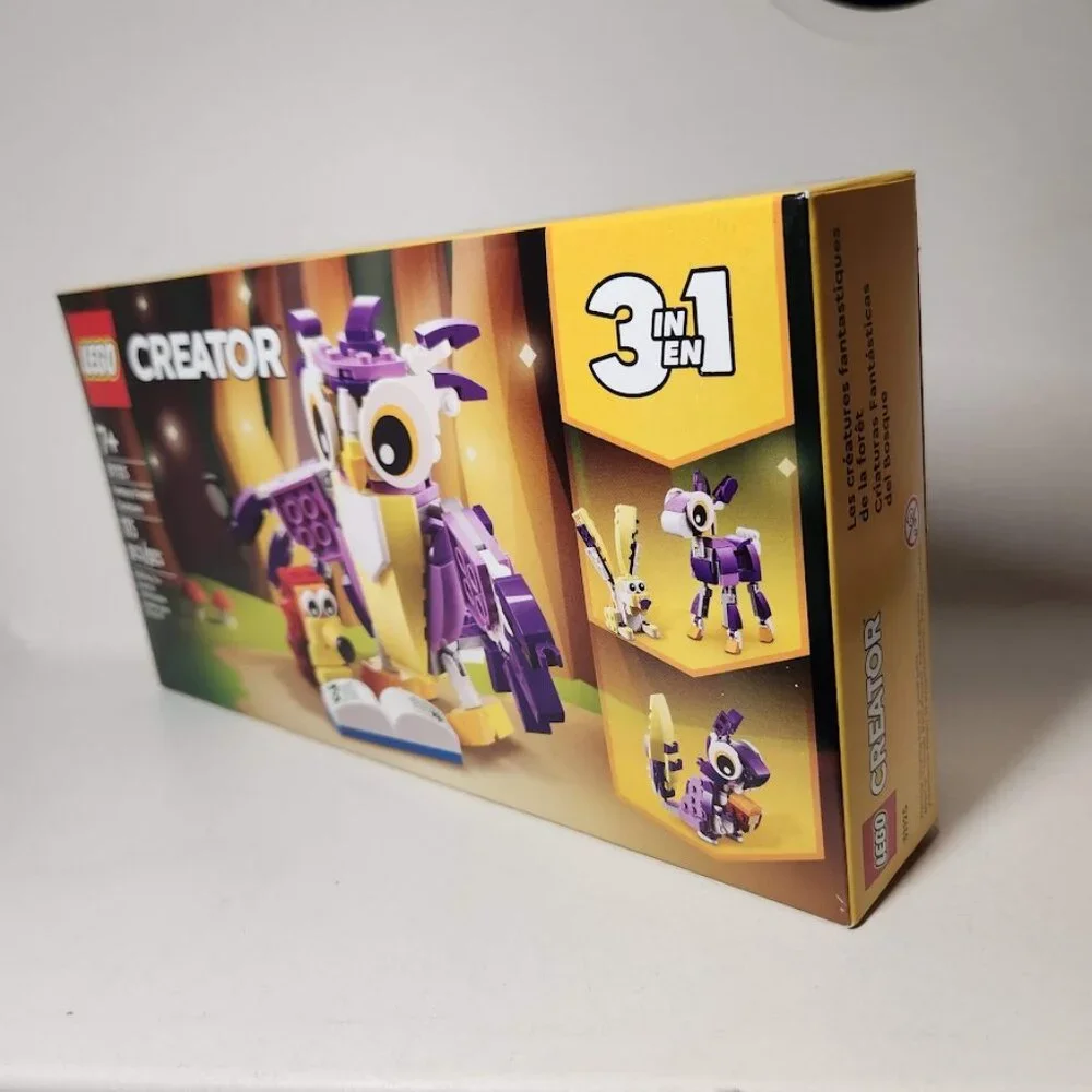 NEW LEGO 31125 Creator 3 in 1 OWL SQUIRREL RABBIT Fantasy Forest Creatures Woodl